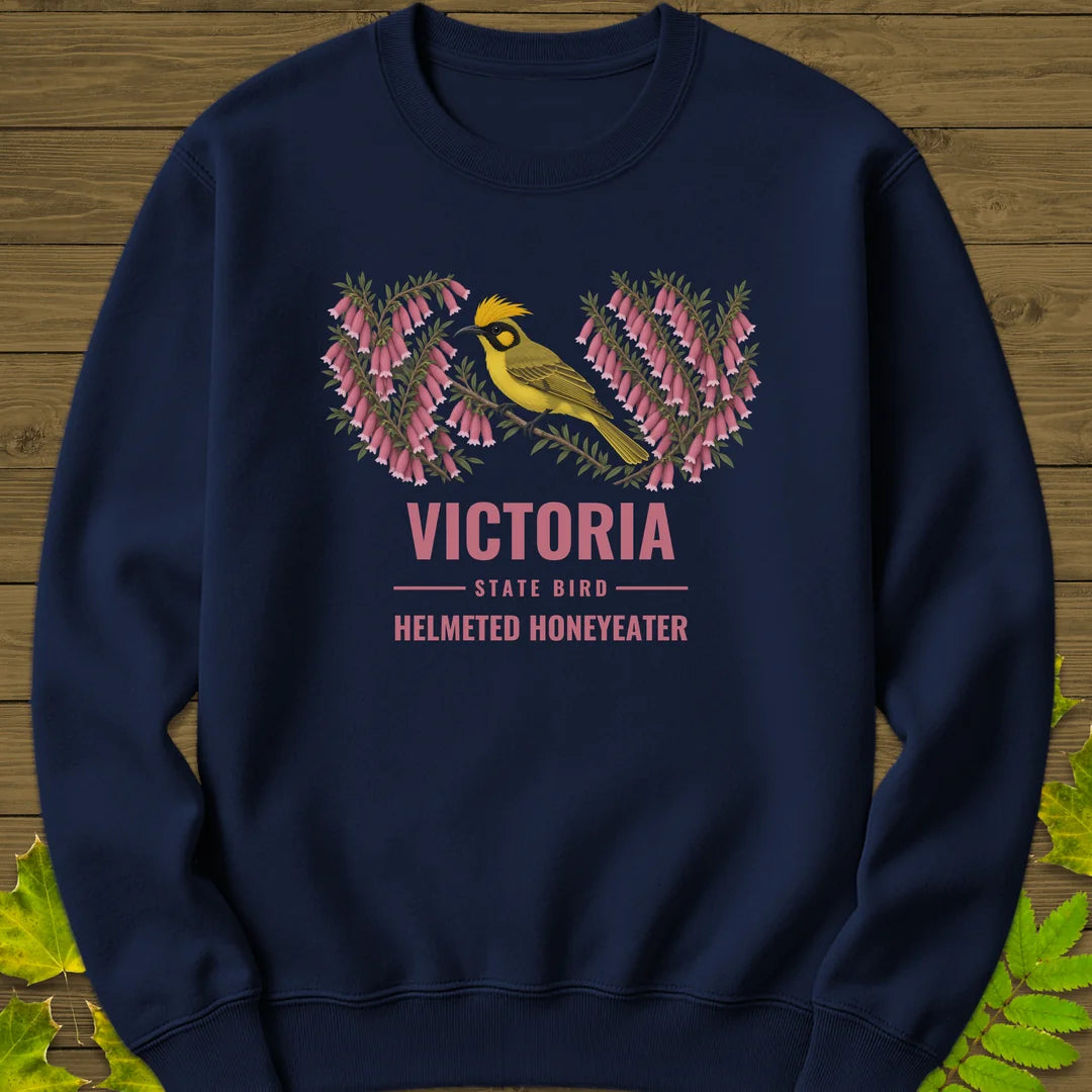 Victoria State Bird Sweatshirt in Navy