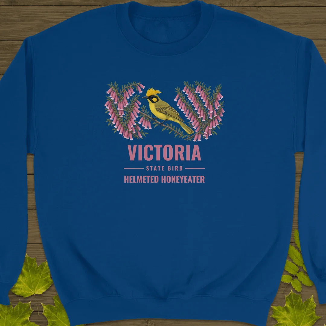 Victoria State Bird Sweatshirt in Royal