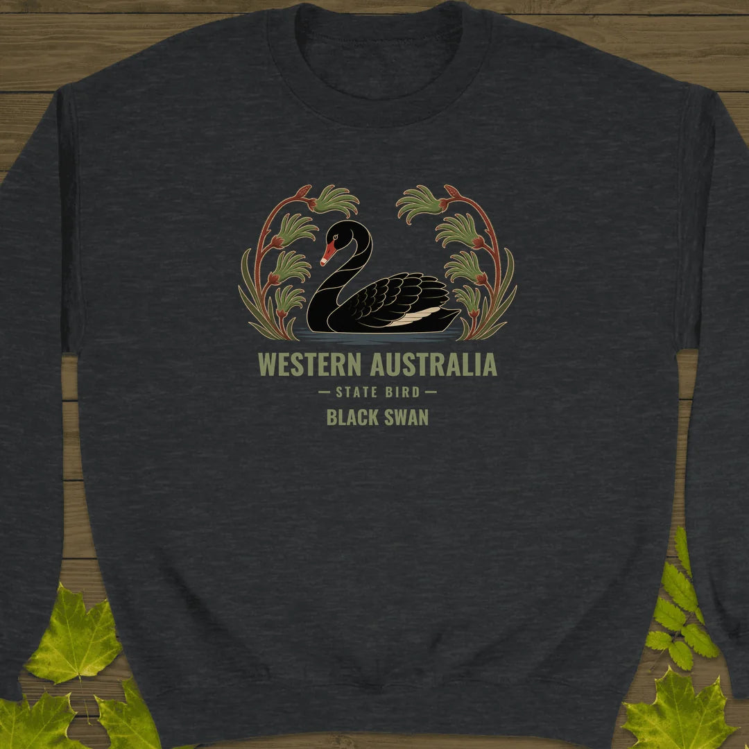 Western Australia State Bird Sweatshirt in Dark Heather