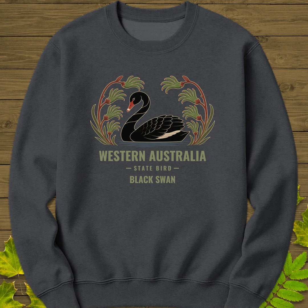 Western Australia State Bird Sweatshirt in Dark Heather