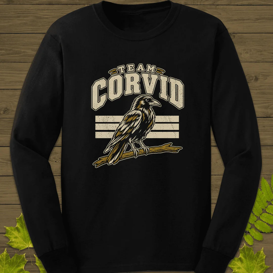 Team Corvid Long Sleeve in Black