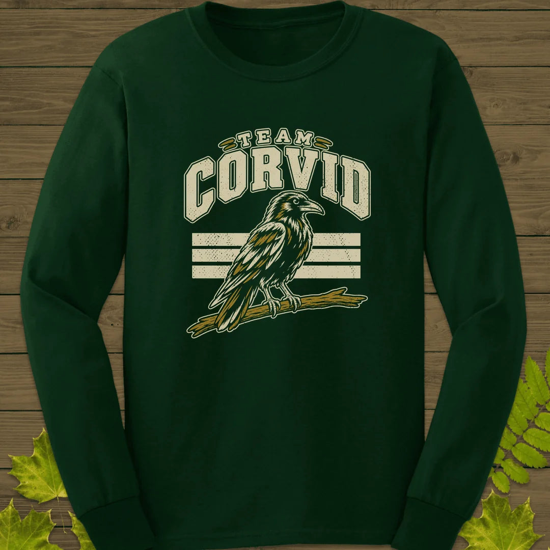Team Corvid Long Sleeve in Forest Green