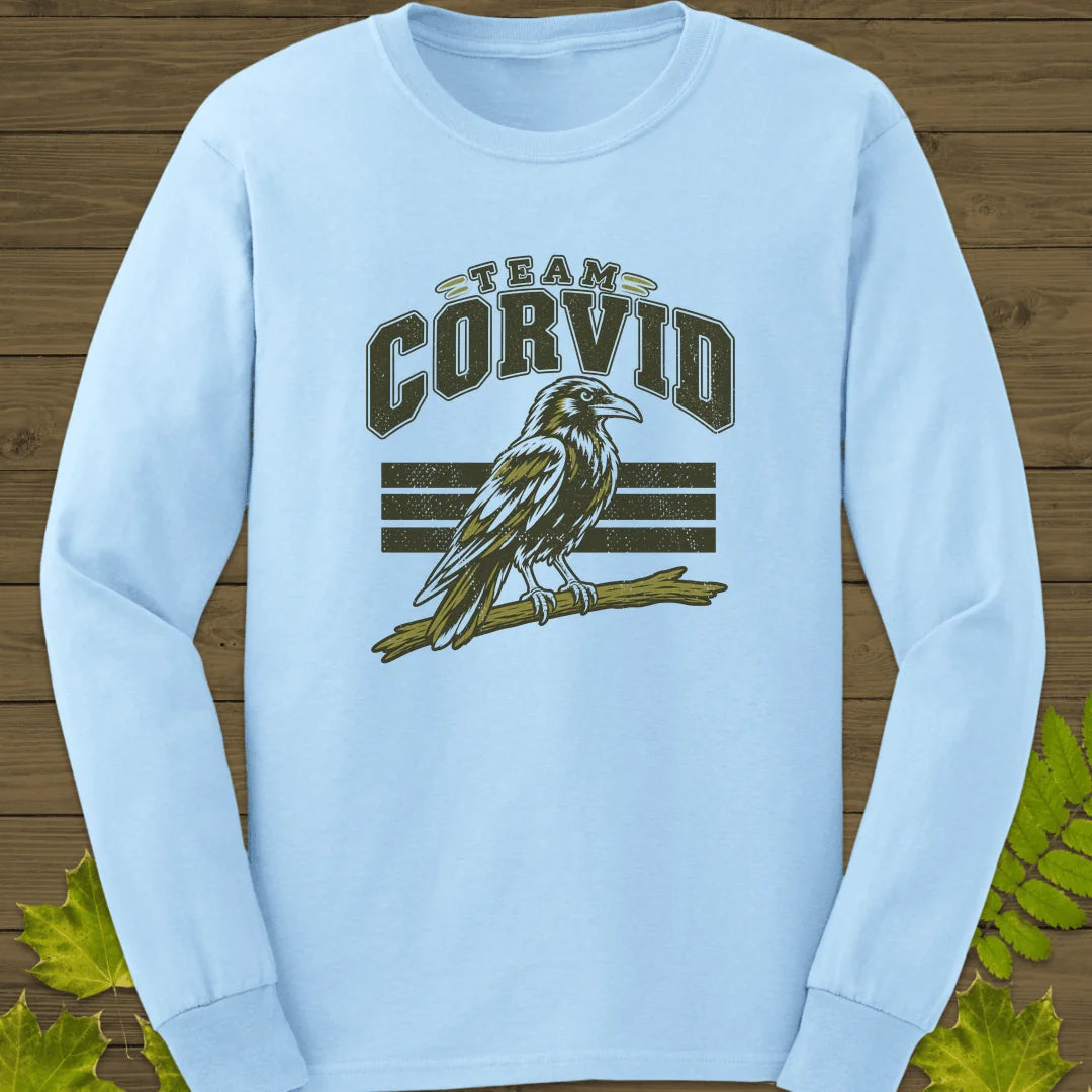 Team Corvid Long Sleeve in Light Blue