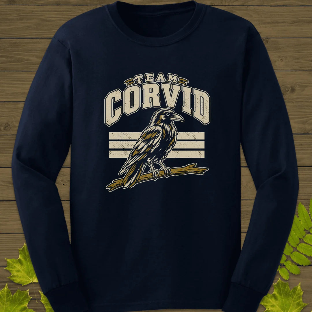Team Corvid Long Sleeve in Navy