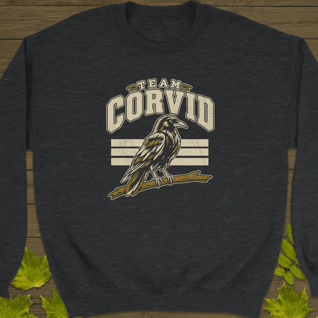 Team Corvid Sweatshirt in Dark Heather