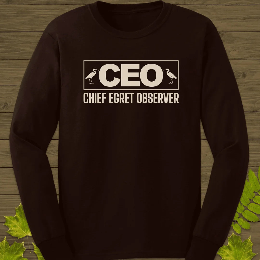 Chief Egret Observer Long Sleeve in Dark Chocolate