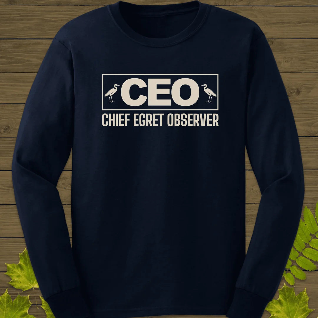 Chief Egret Observer Long Sleeve in Navy