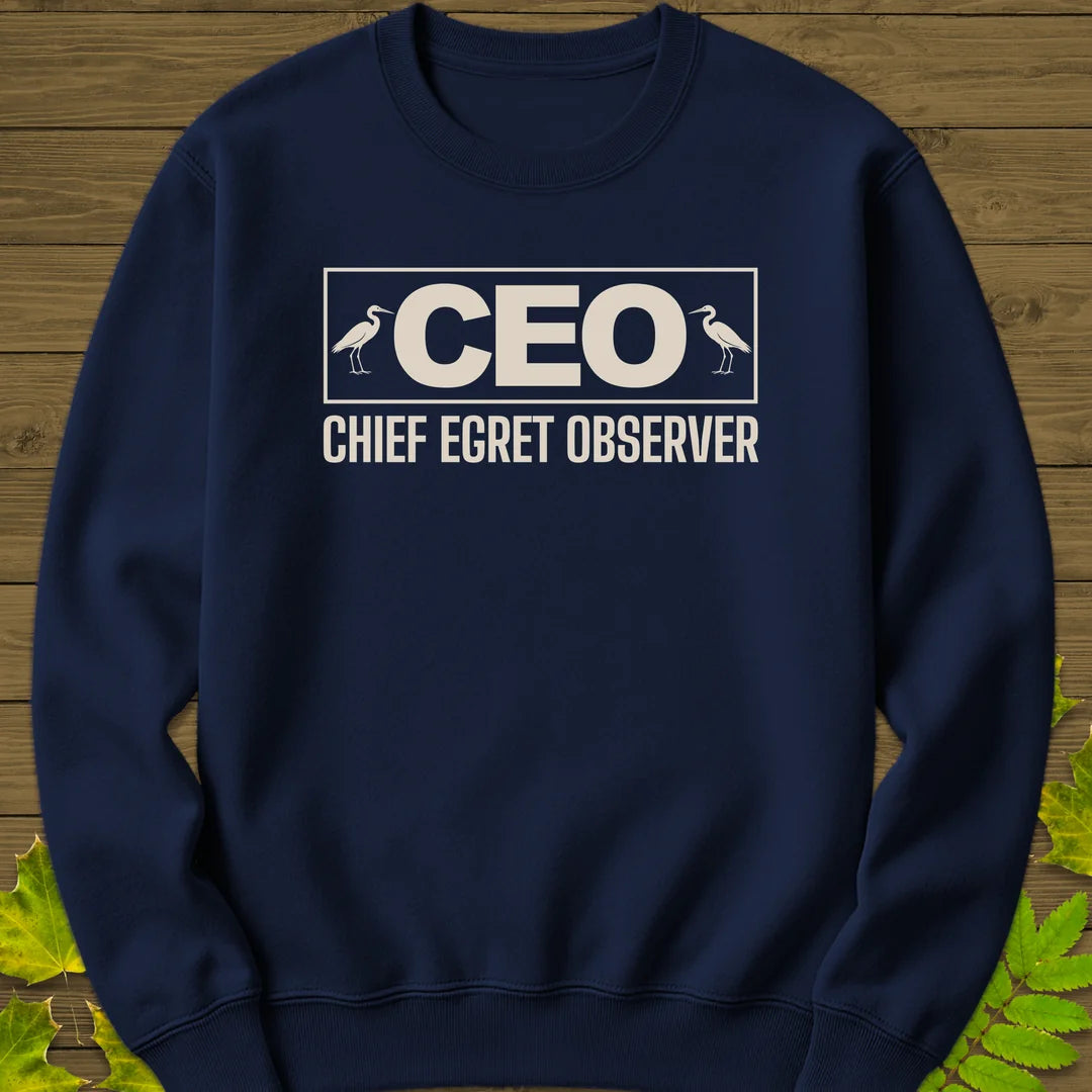 Chief Egret Observer Sweatshirt in Navy
