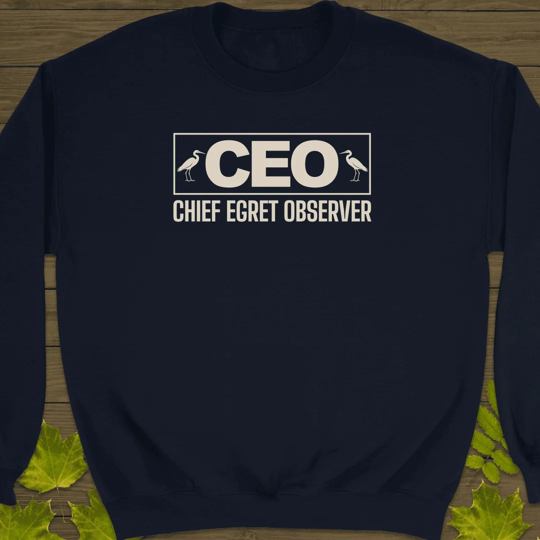 Chief Egret Observer Sweatshirt in Navy