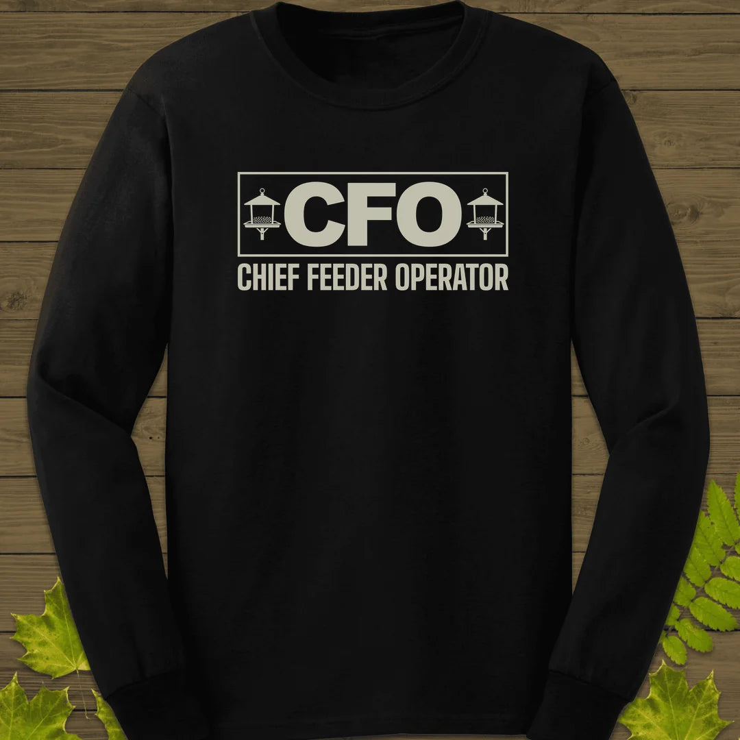 Chief Feeder Operator Long Sleeve in Black