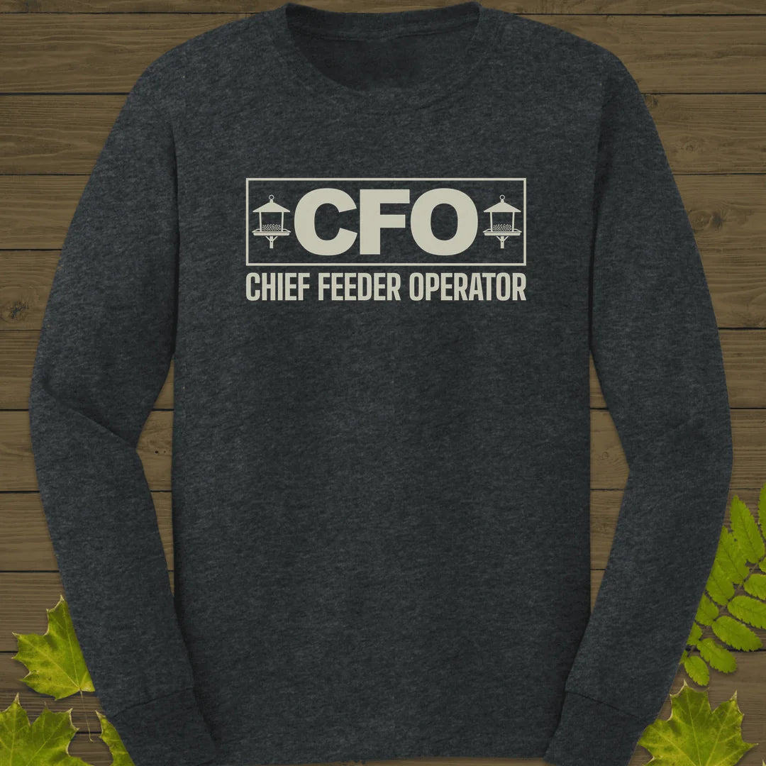 Chief Feeder Operator Long Sleeve in Dark Heather