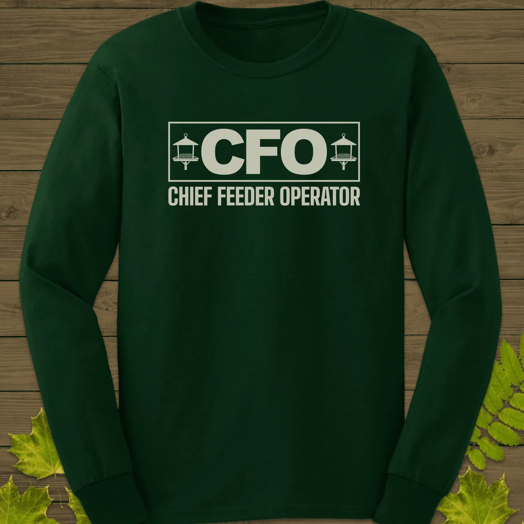 Chief Feeder Operator Long Sleeve in Forest Green