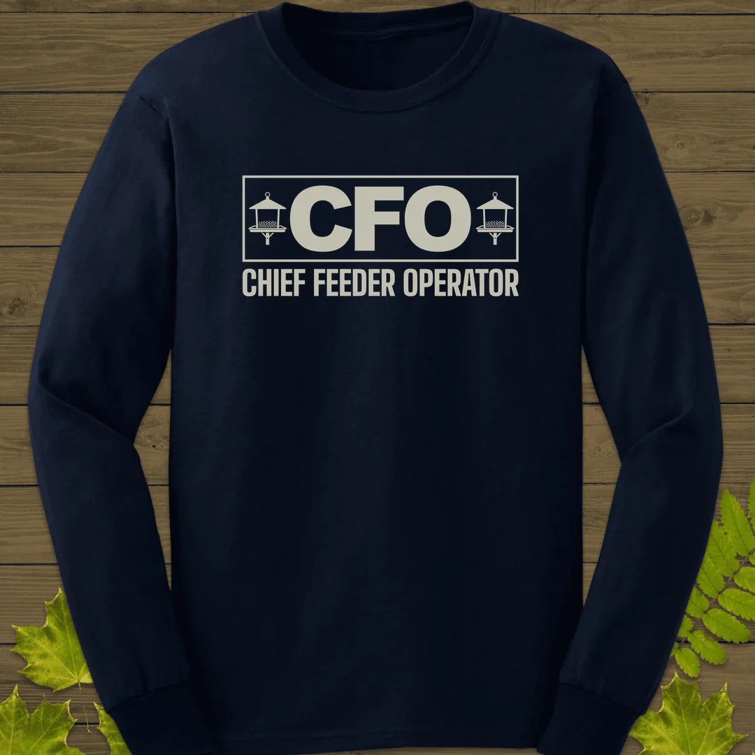 Chief Feeder Operator Long Sleeve in Navy