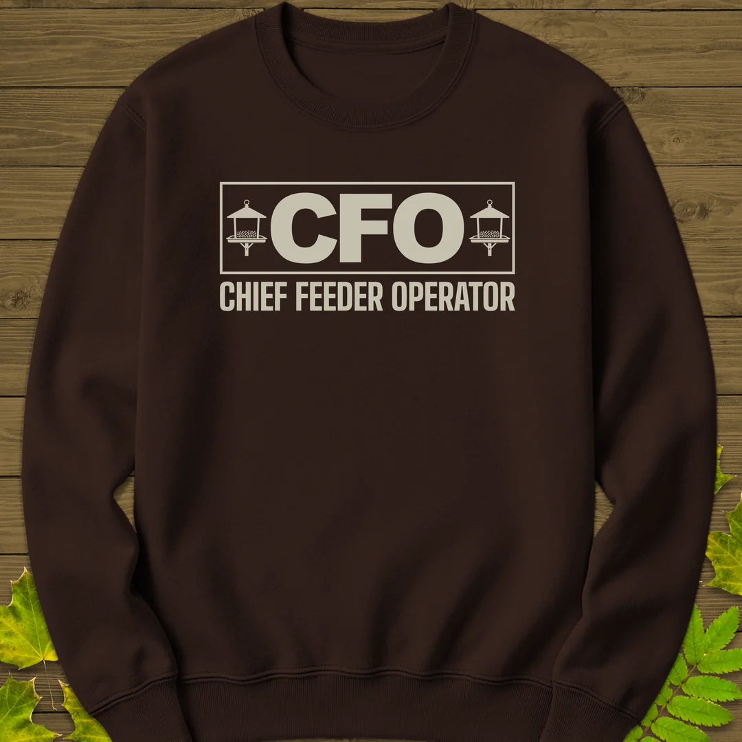 Chief Feeder Operator Sweatshirt in Dark Chocolate