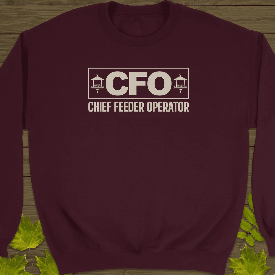 Chief Feeder Operator Sweatshirt in Maroon