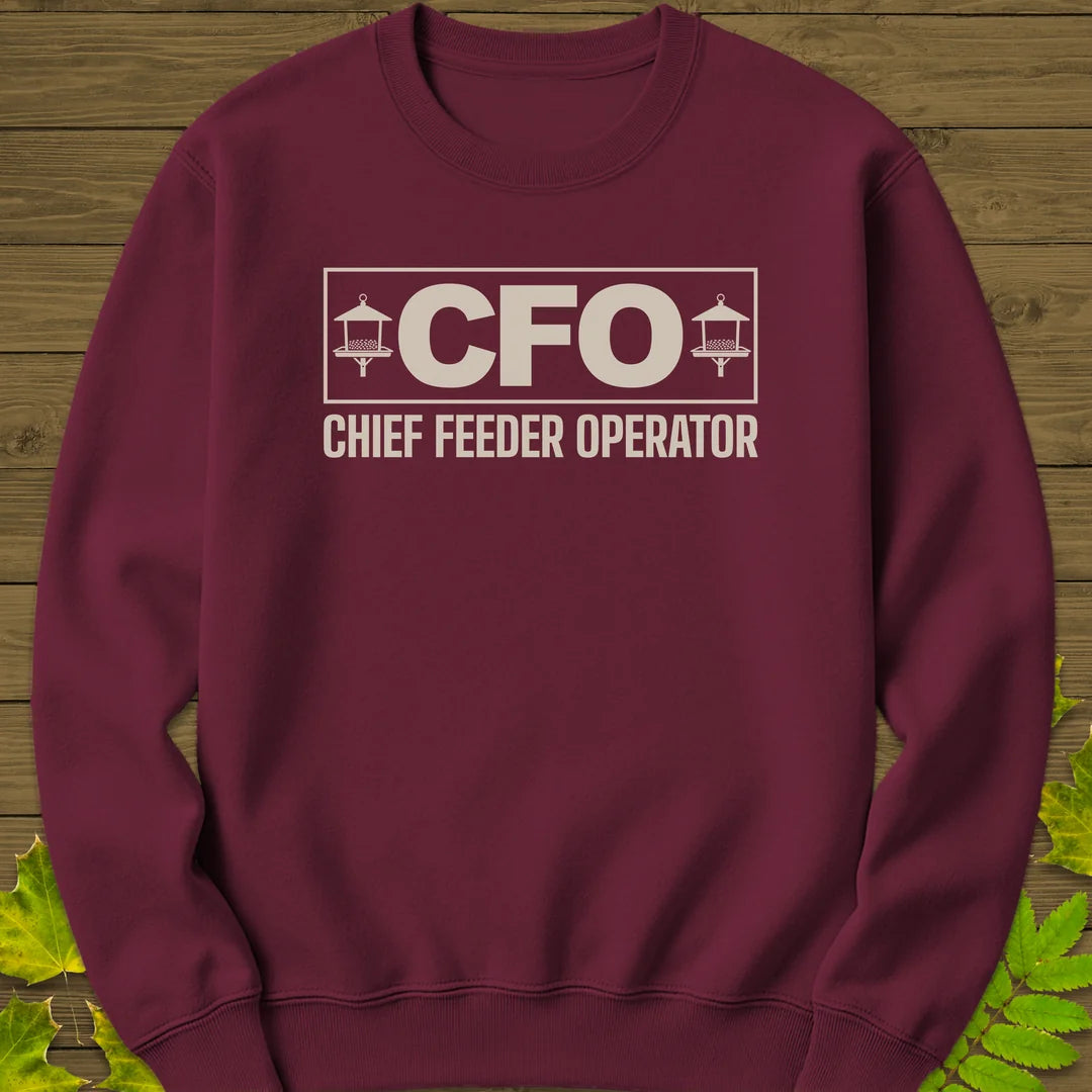 Chief Feeder Operator Sweatshirt in Maroon