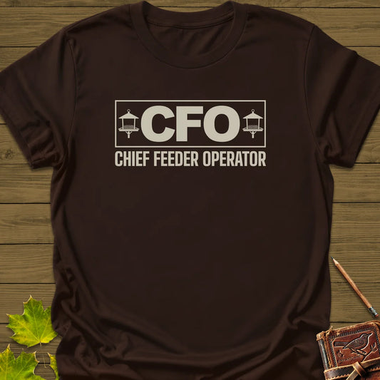 Chief Feeder Operator T-Shirt in Dark Chocolate