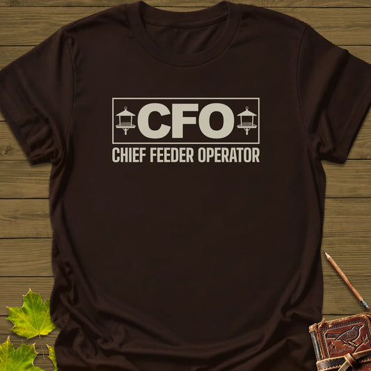 Chief Feeder Operator T-Shirt in Dark Chocolate