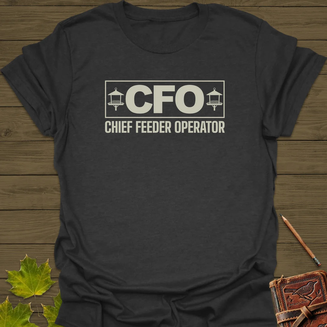 Chief Feeder Operator T-Shirt in Dark Heather