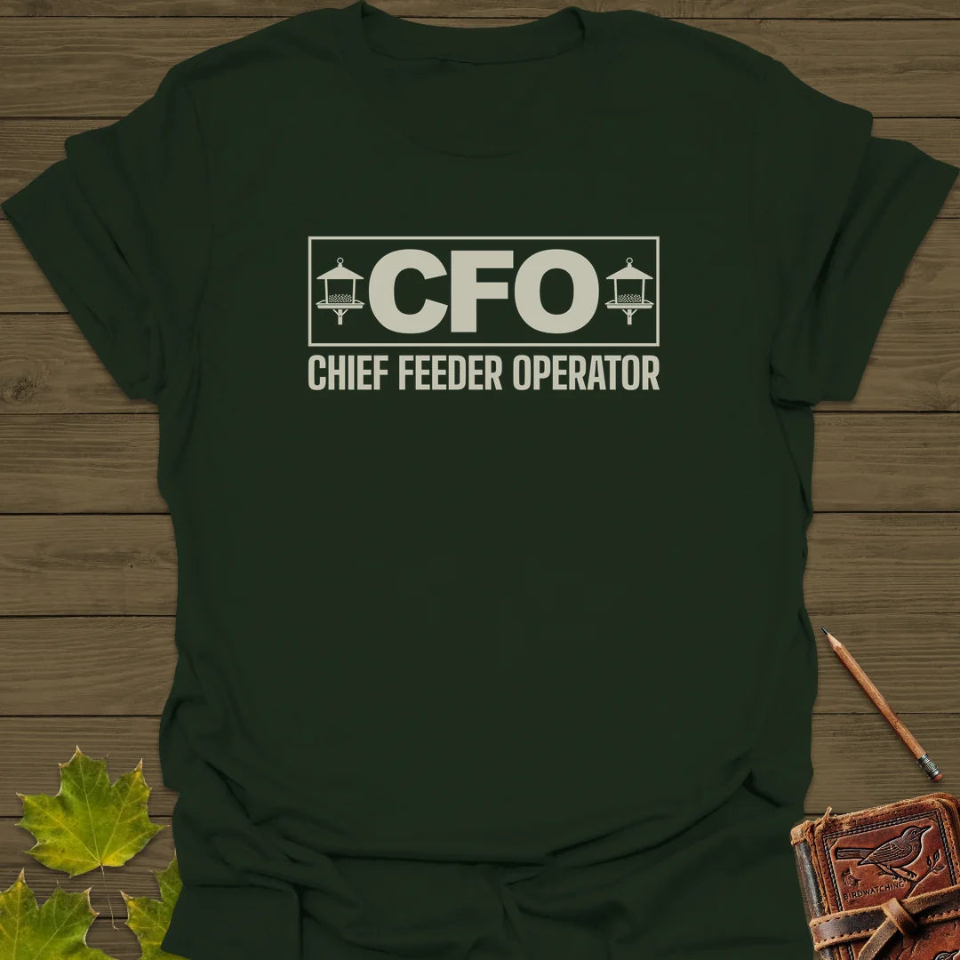 Chief Feeder Operator T-Shirt in Forest Green