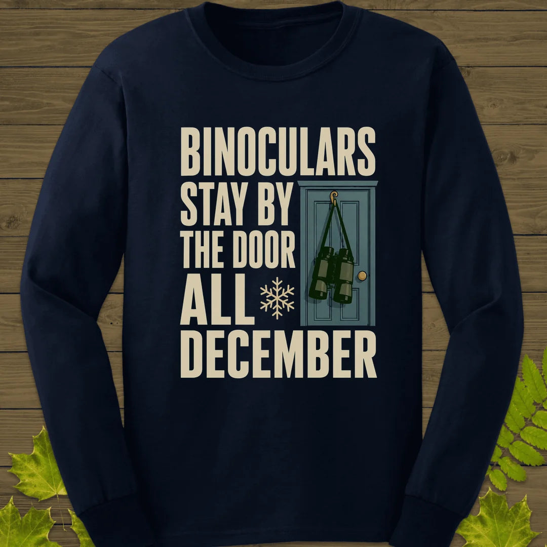 Binoculars By The Door Long Sleeve in Navy