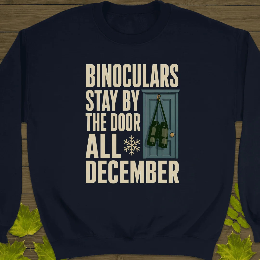 Binoculars By The Door Sweatshirt in Navy