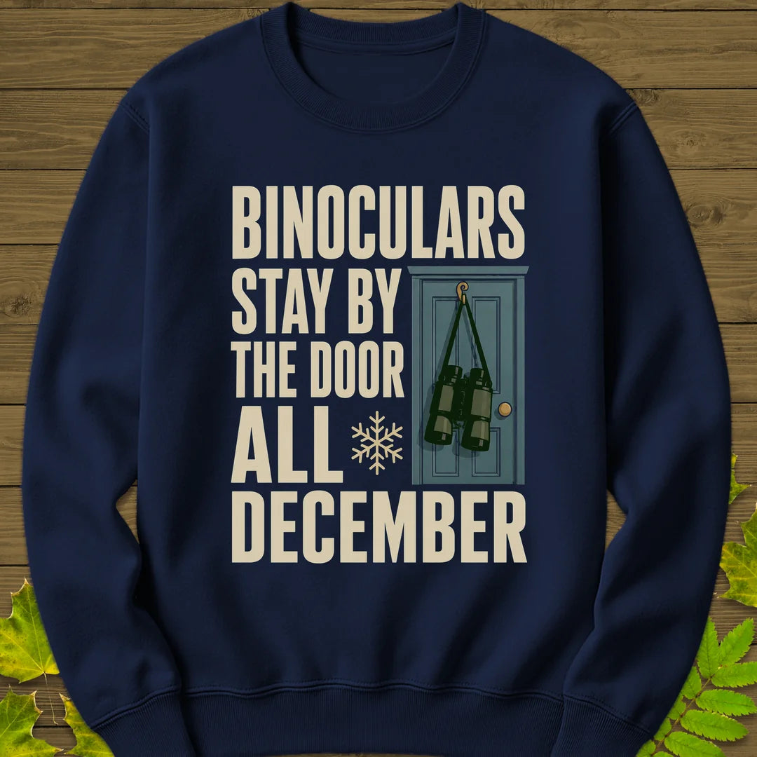 Binoculars By The Door Sweatshirt in Navy
