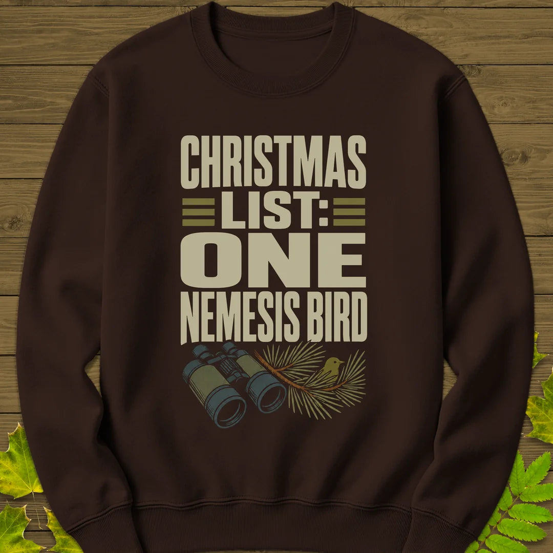 One Nemesis Bird Sweatshirt in Dark Chocolate