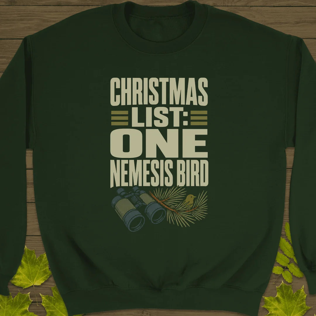 One Nemesis Bird Sweatshirt in Forest Green