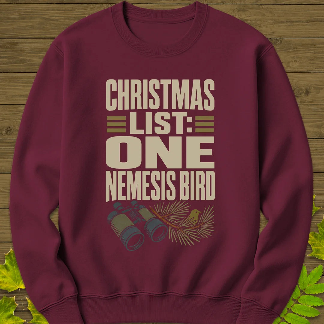 One Nemesis Bird Sweatshirt in Maroon