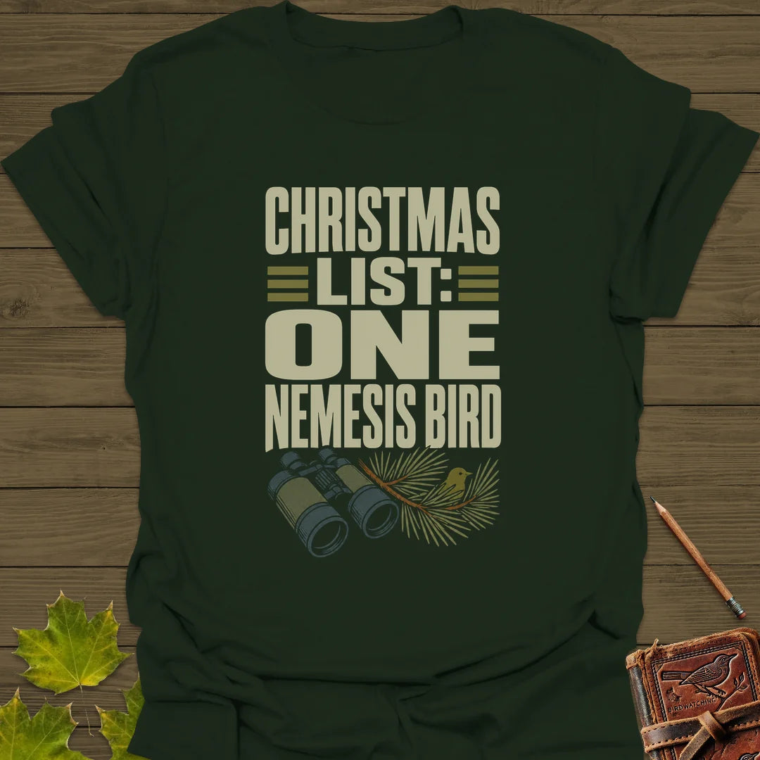 One Nemesis Bird T-Shirt in Forest Green