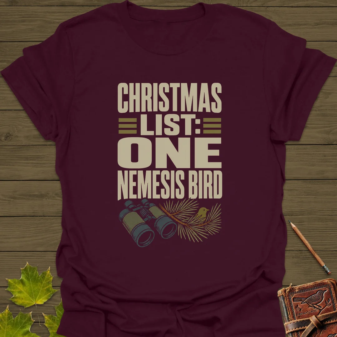 One Nemesis Bird T-Shirt in Maroon