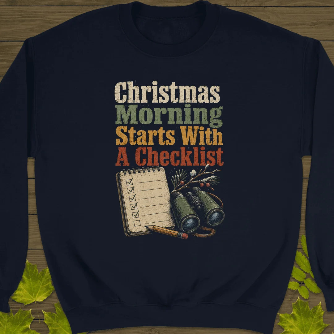 Christmas Checklist Sweatshirt in Navy