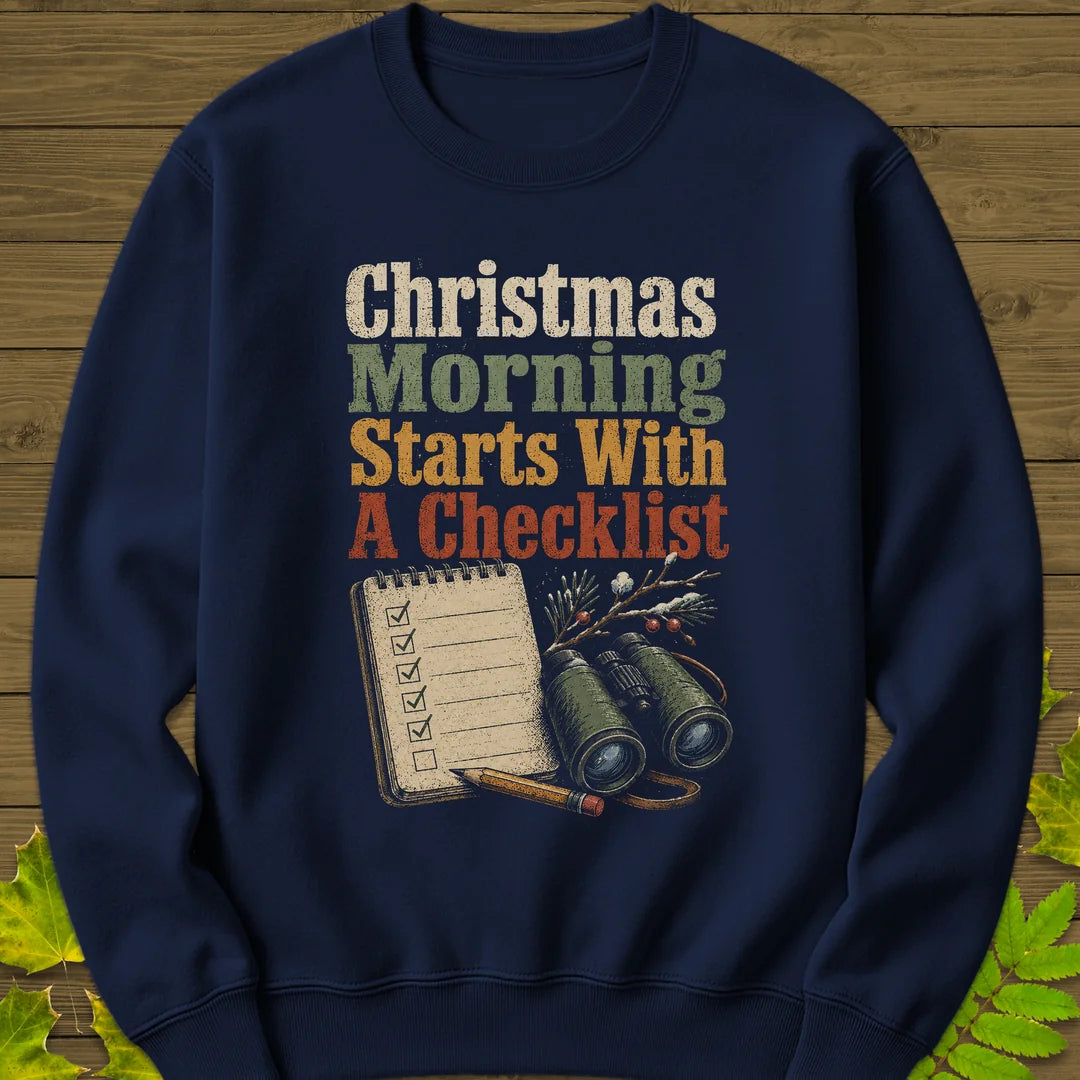 Christmas Checklist Sweatshirt in Navy
