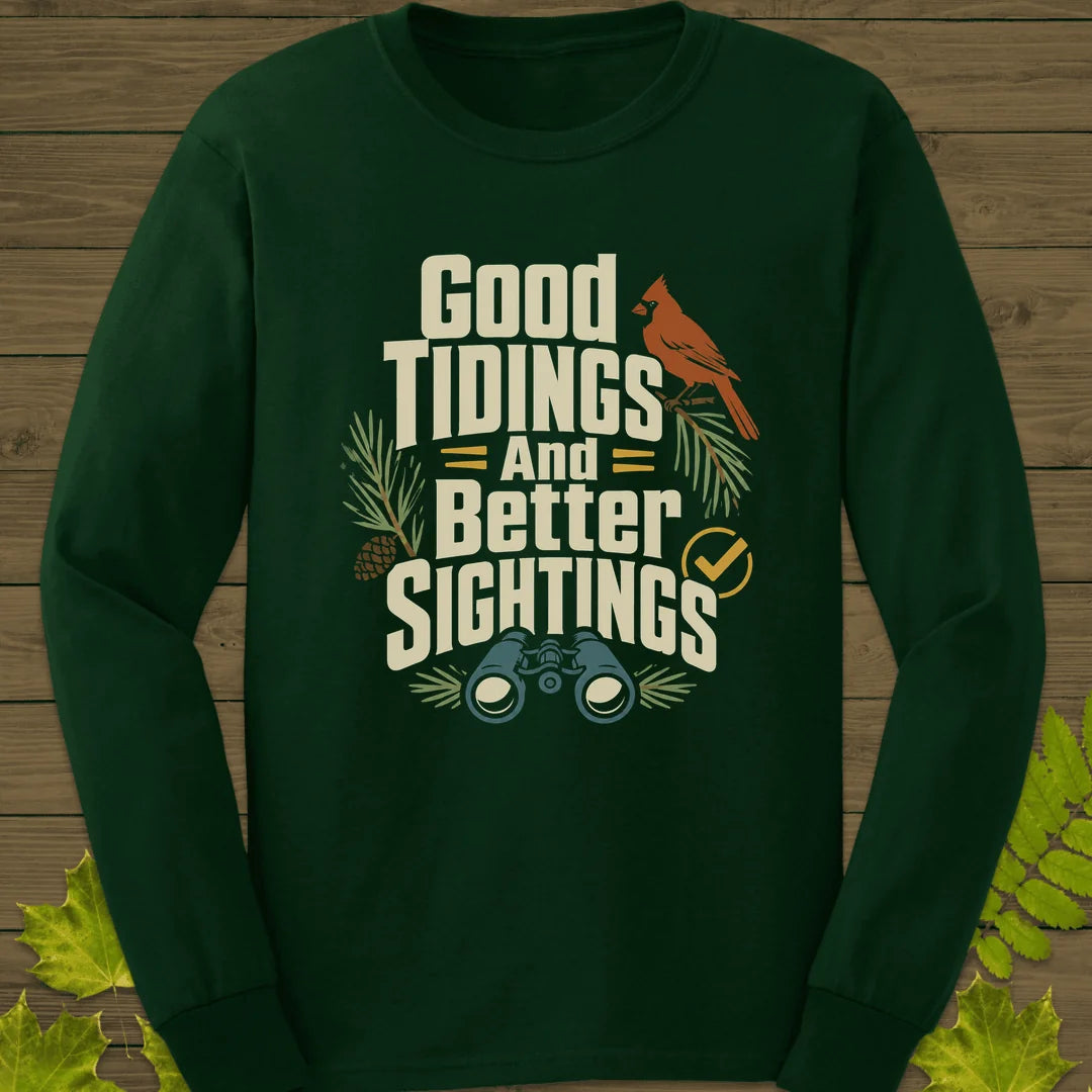 Good Tidings Sightings Long Sleeve in Forest Green