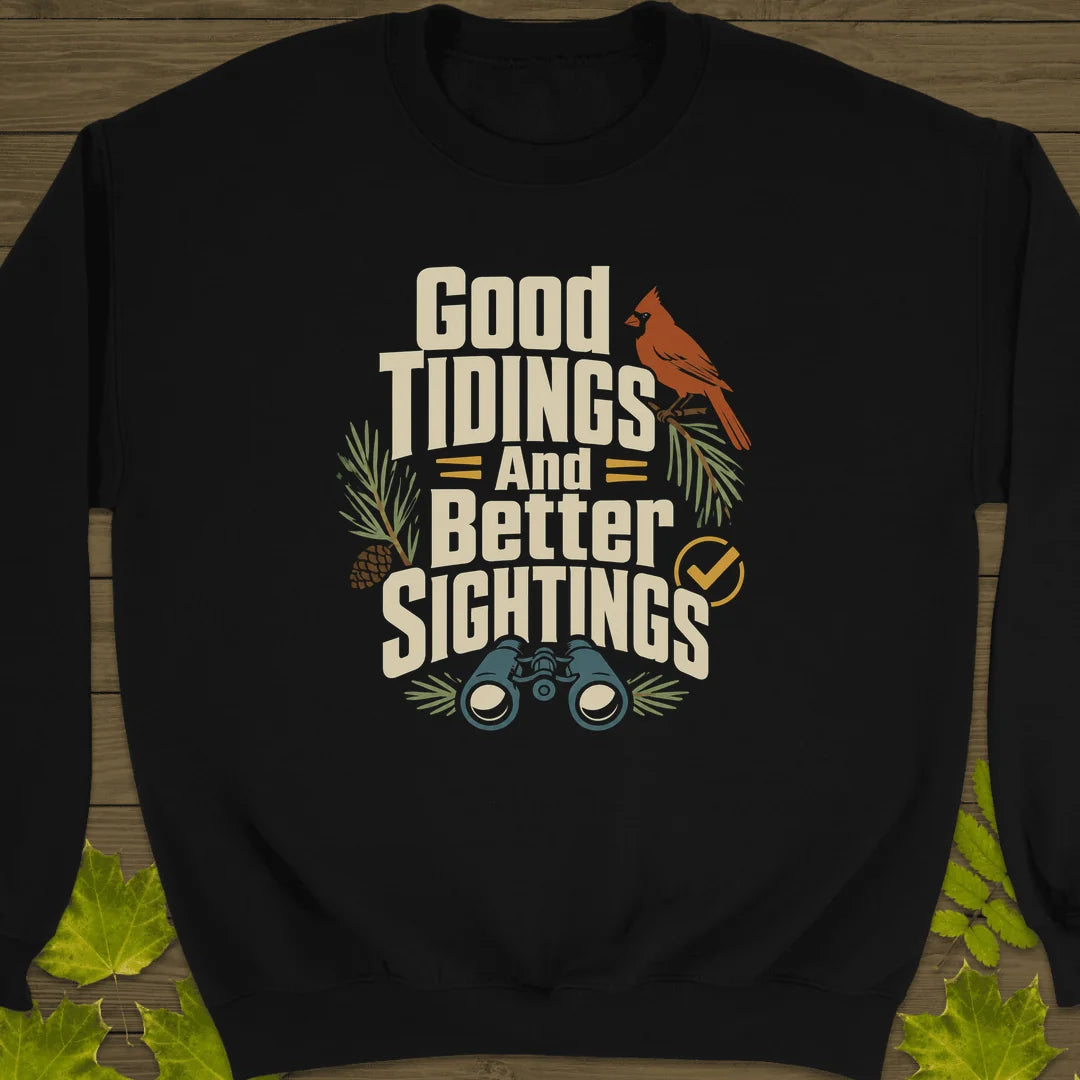 Good Tidings Sightings Sweatshirt in Black
