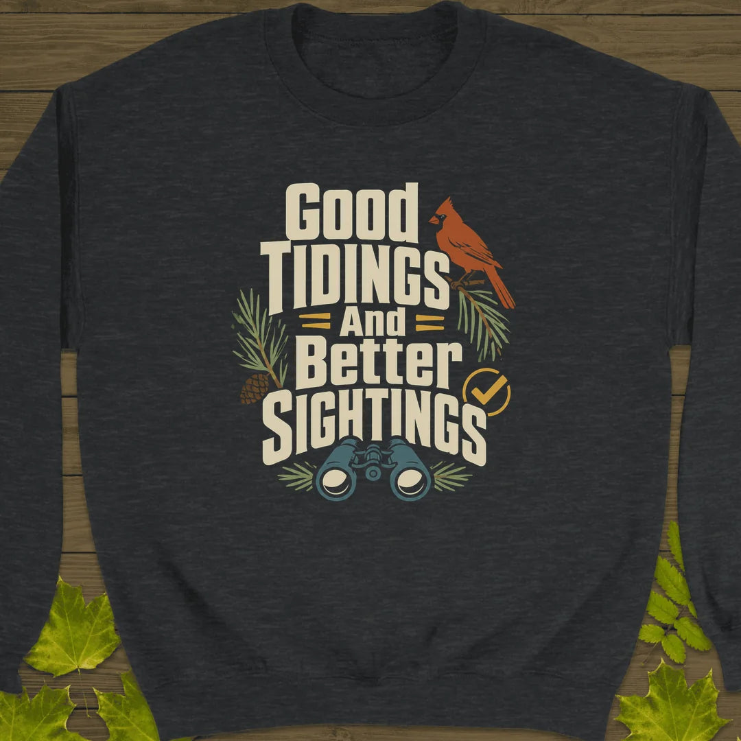 Good Tidings Sightings Sweatshirt in Dark Heather