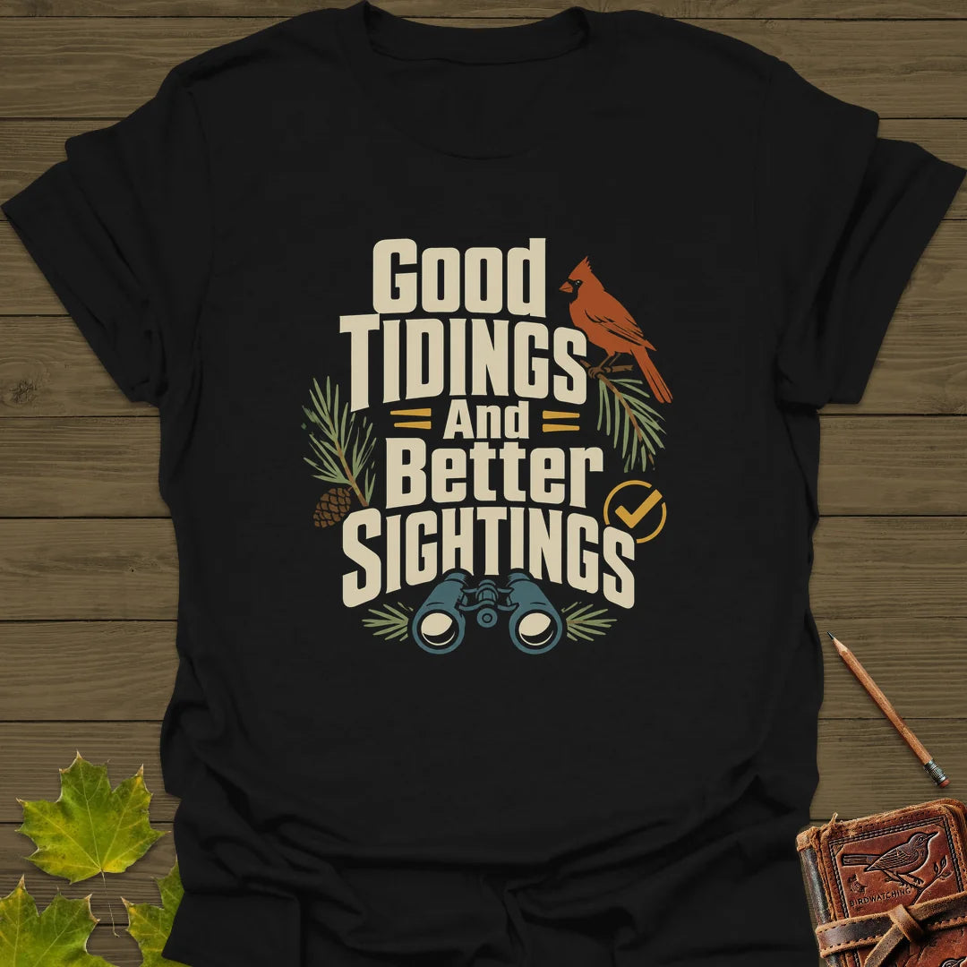 Good Tidings Sightings T-Shirt in Black