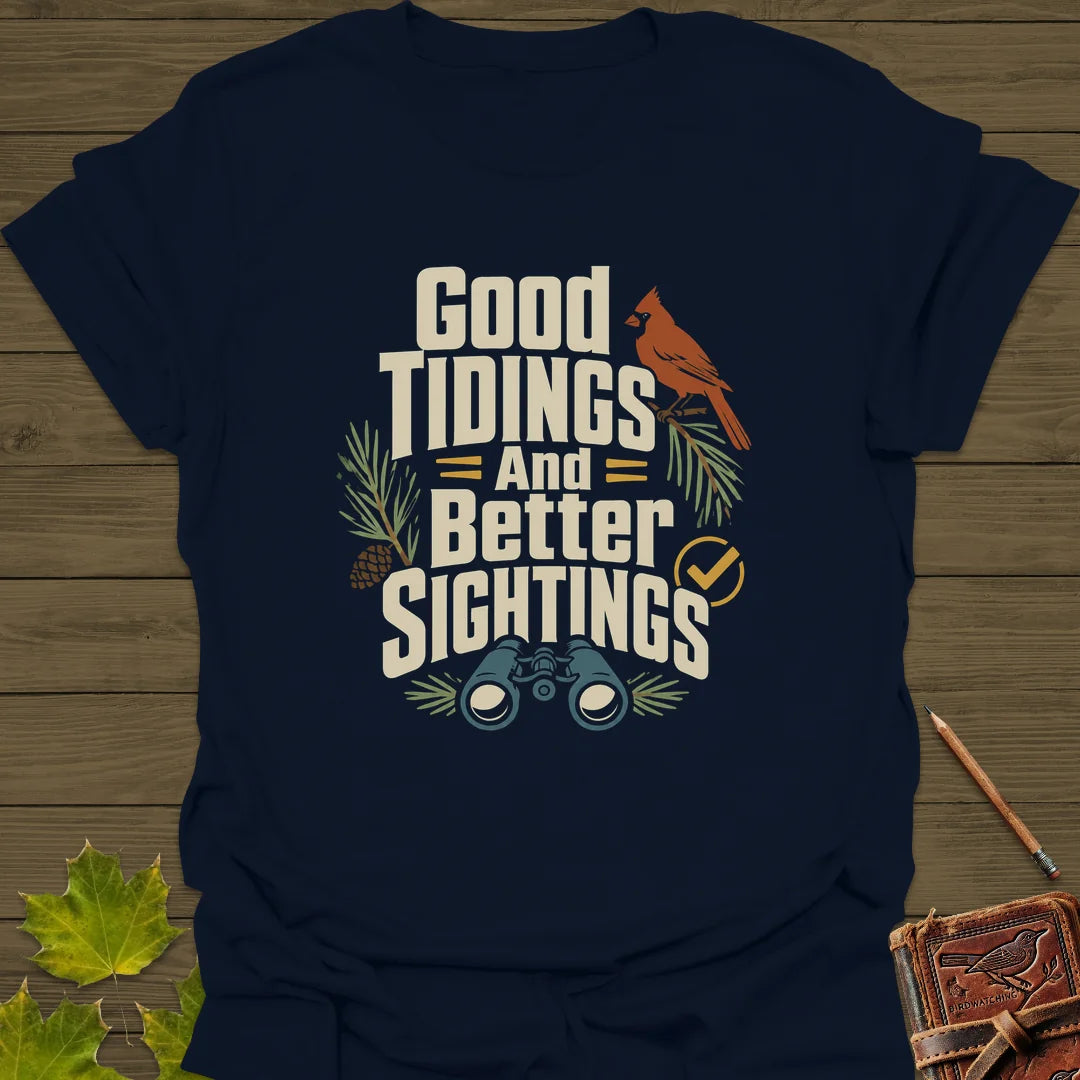 Good Tidings Sightings T-Shirt in Navy