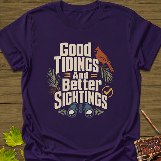 Good Tidings Sightings T-Shirt in Purple