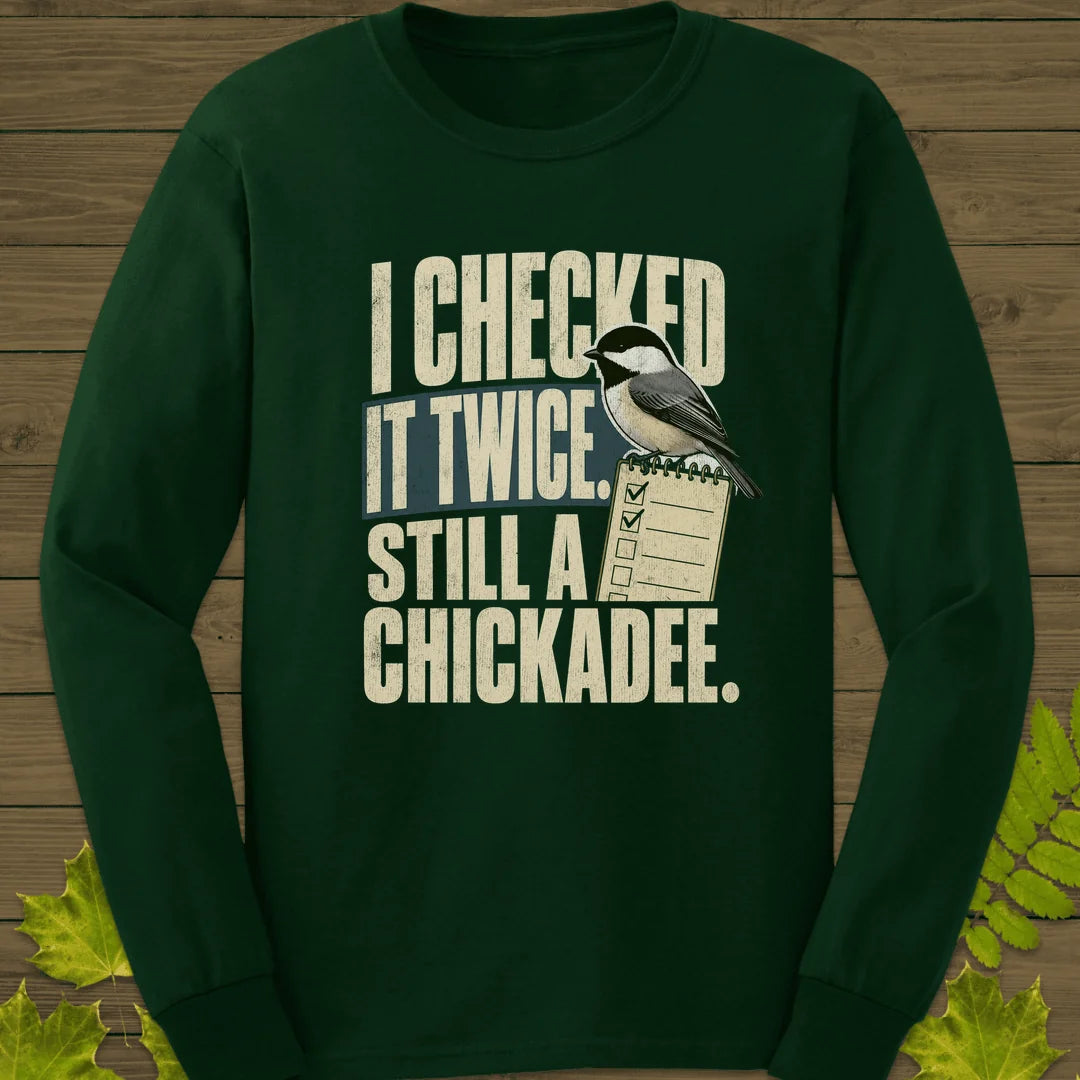I Checked It Twice Long Sleeve in Forest Green