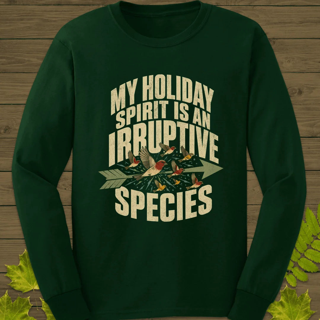 Irruptive Species Long Sleeve in Forest Green