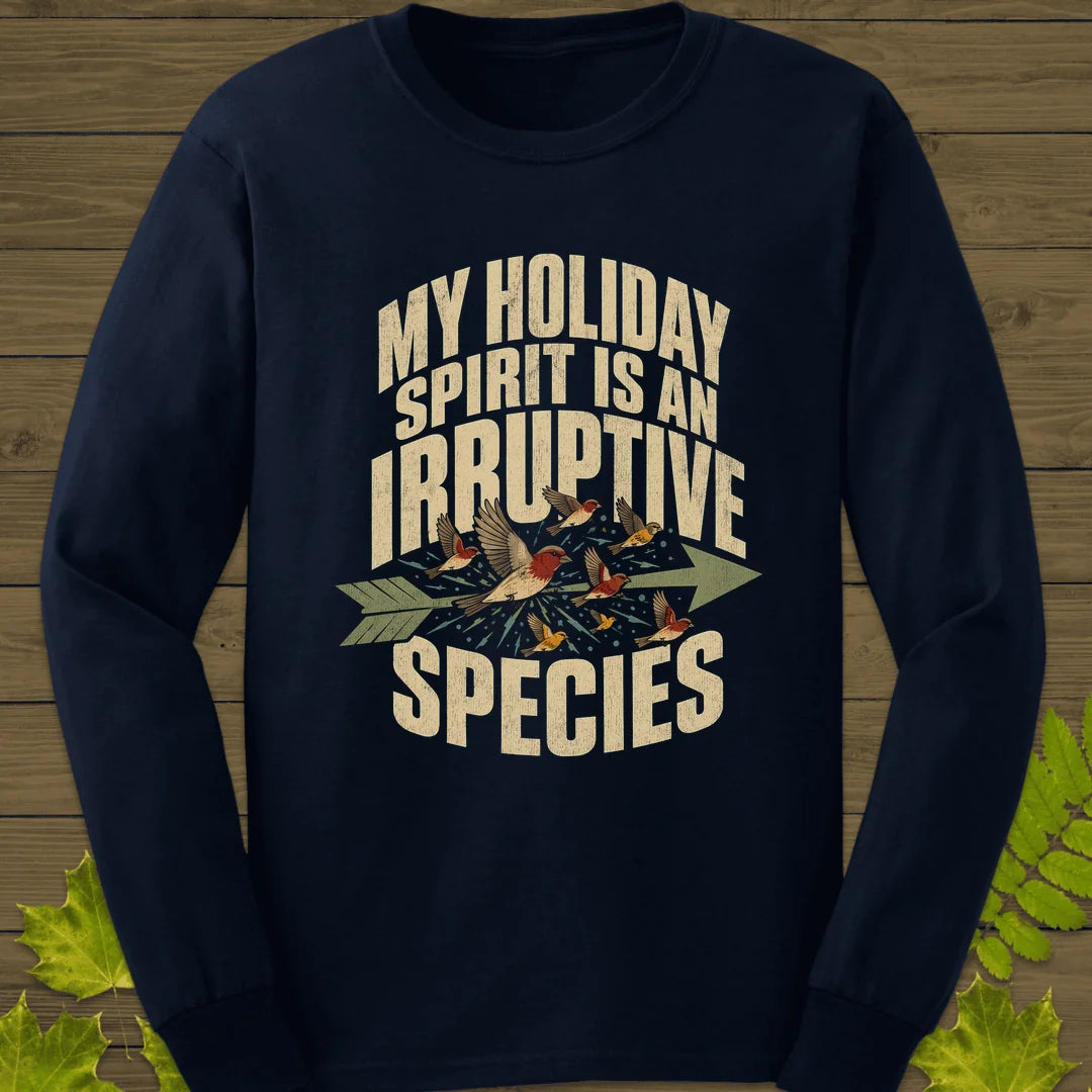 Irruptive Species Long Sleeve in Navy