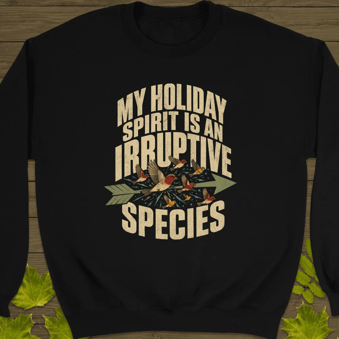 Irruptive Species Sweatshirt in Black