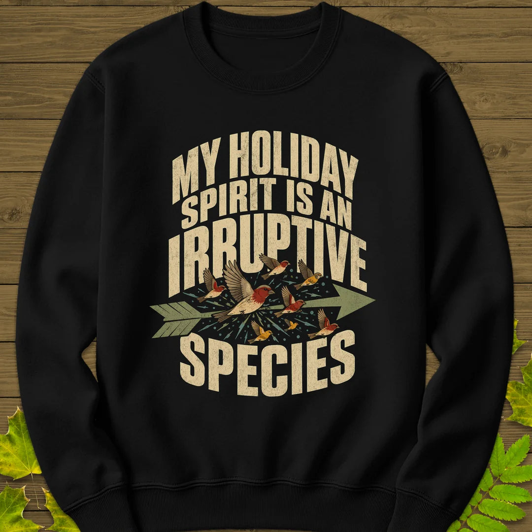 Irruptive Species Sweatshirt in Black