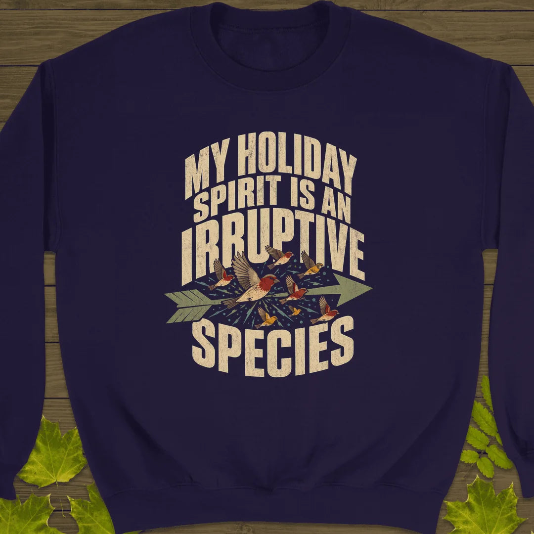 Irruptive Species Sweatshirt in Purple