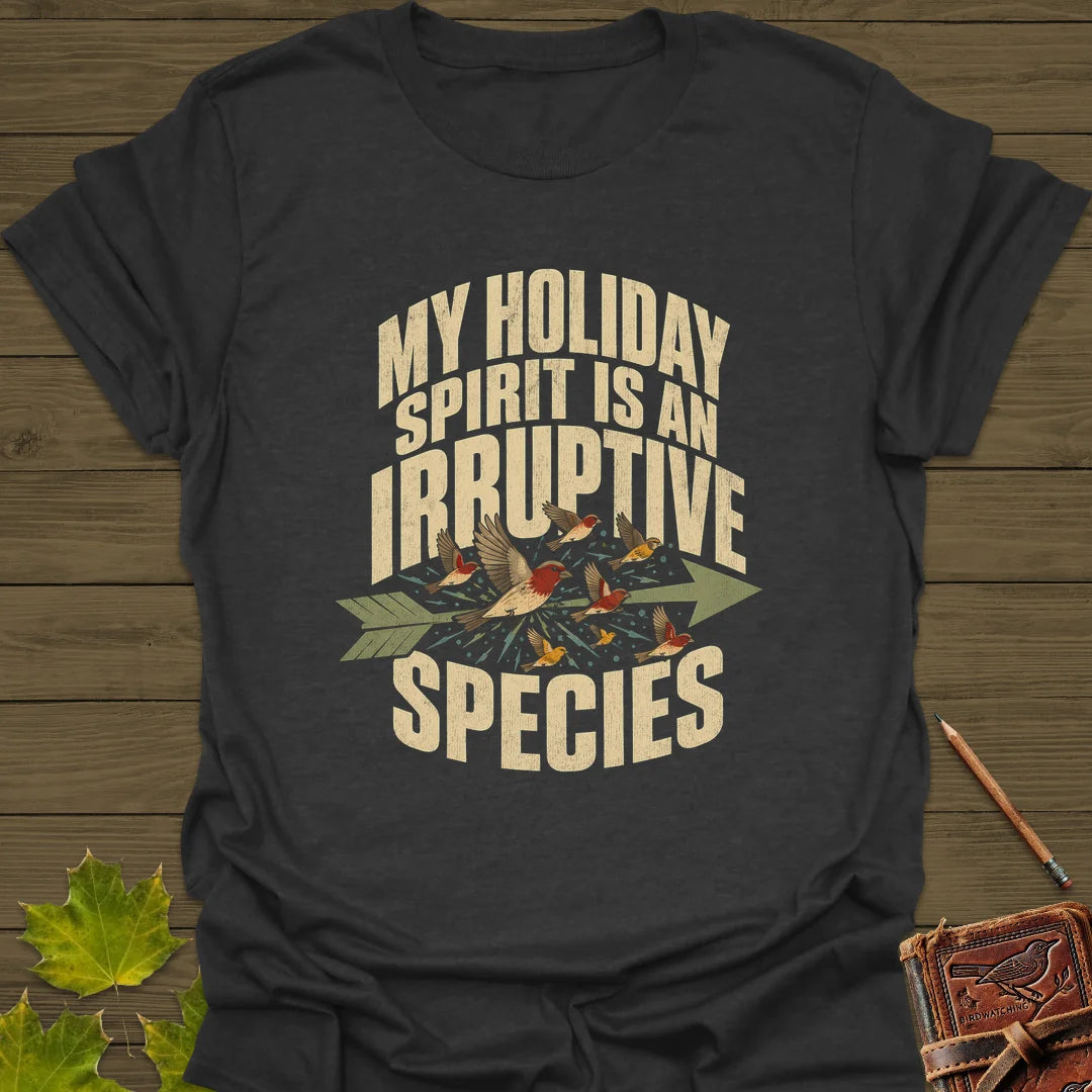 Irruptive Species T-Shirt in Dark Heather