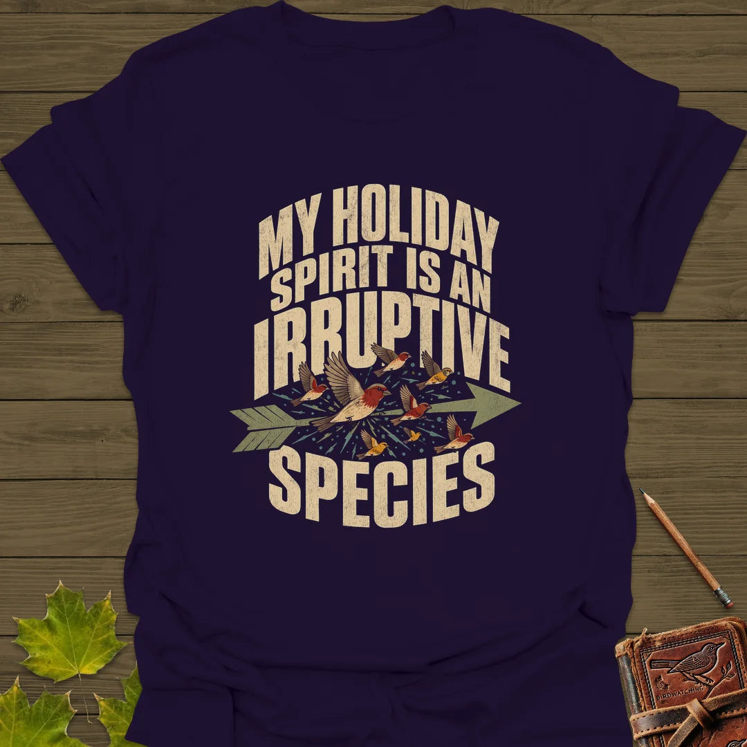 Irruptive Species T-Shirt in Purple