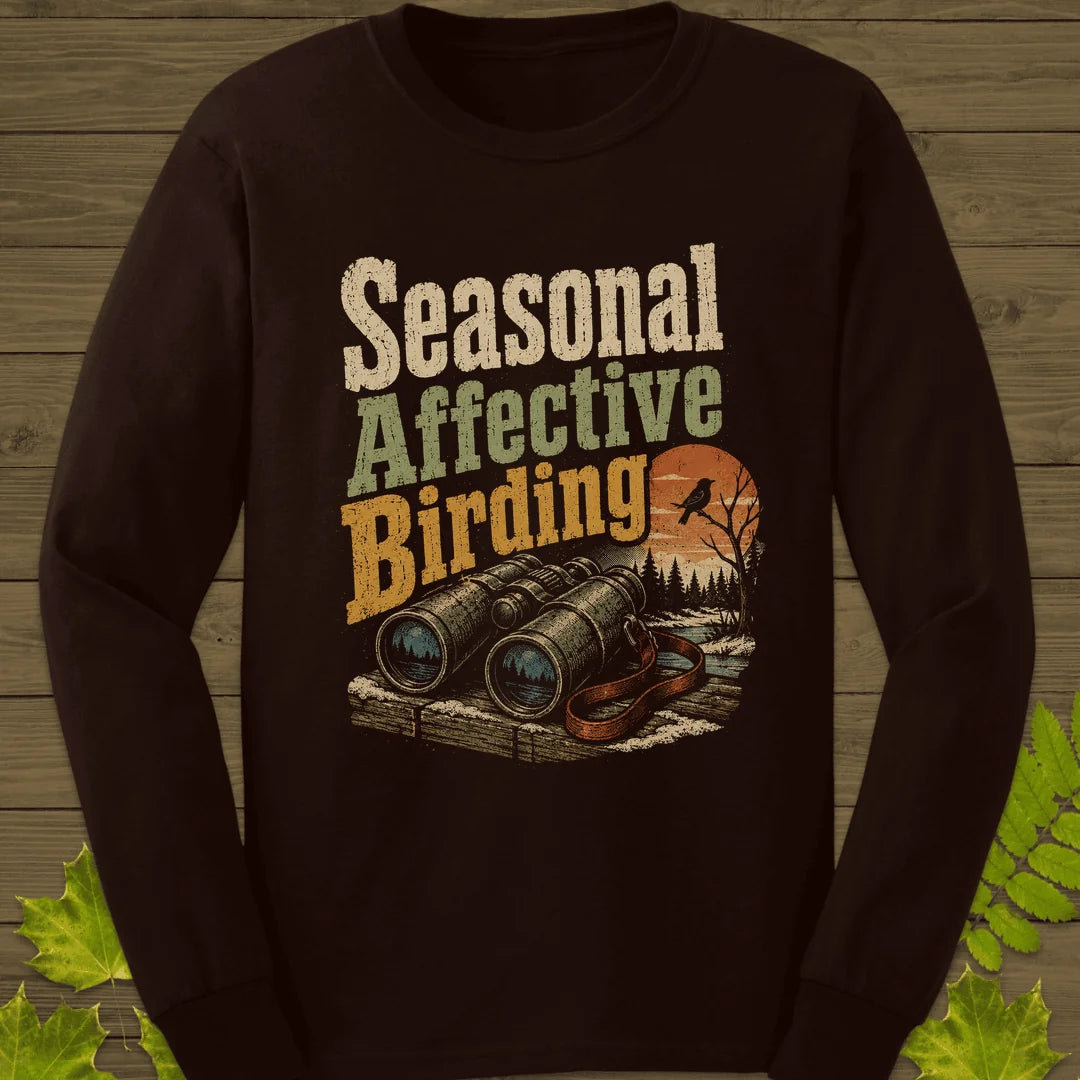 Seasonal Affective Birding Long Sleeve in Dark Chocolate