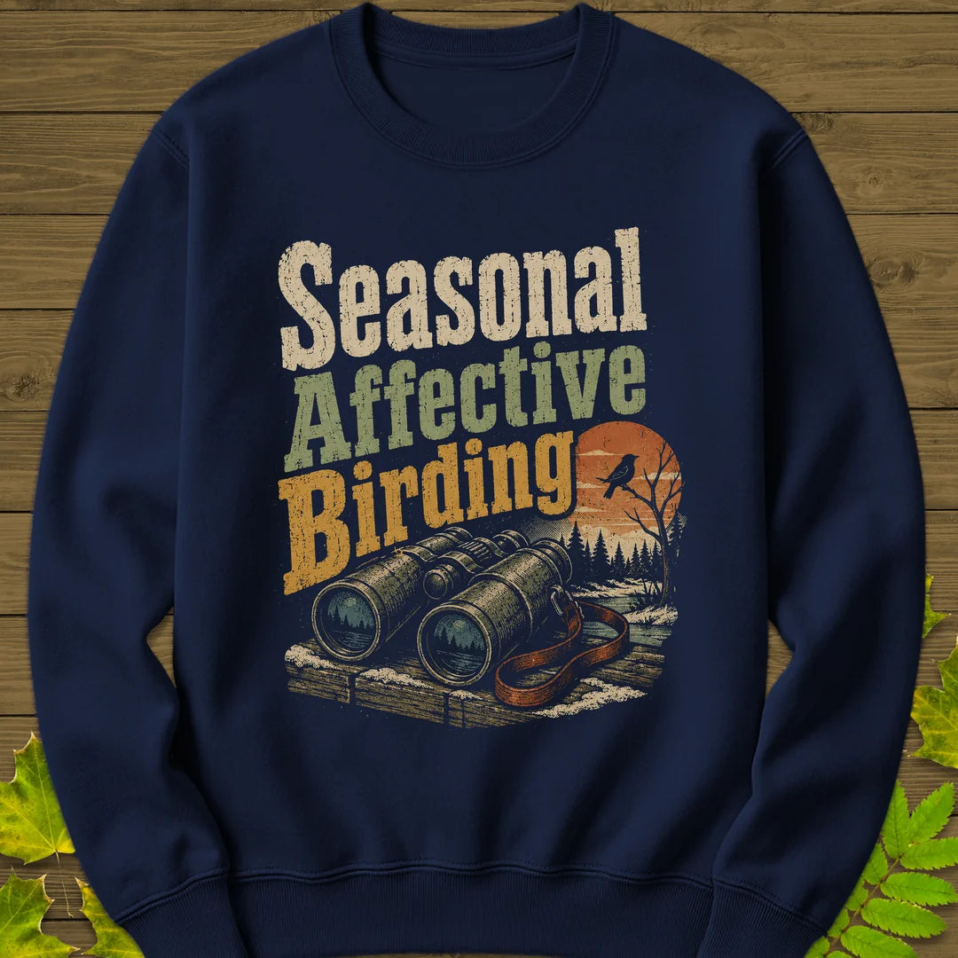 Seasonal Affective Birding Sweatshirt in Navy